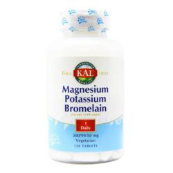 Kal Magnésio Potássio Bromelina 120 Tabletes: Energia e Recuperação Muscular Natural