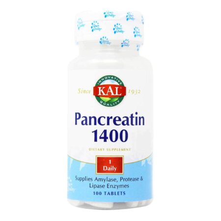 Kal, Pancreatina 1400 mg - 100 Tabletes