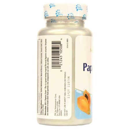 Kal Papaya-Zyme Plus Frutas Tropicais 100 Pastilhas Mastigáveis - Auxílio Digestivo - Imagem 3