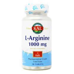 Kal L-Arginina 1000 mg 30 Tabletes: Energia e Bem-Estar para o seu Dia