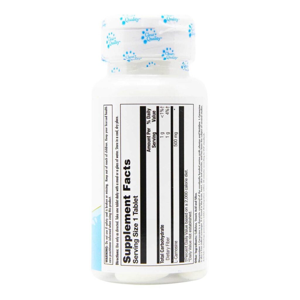 Kal L-Carnosina 500 mg 30 Tabletes: Energia e Bem-Estar para o Seu Dia a Dia - Imagem 2