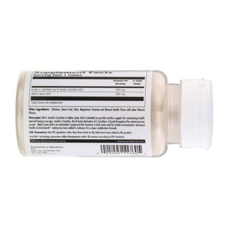 Kal Acetil-L-Carnitina e Ácido Alfa Lipóico 60 Tabletes: Energia e Bem-Estar para o Seu Dia a Dia - Imagem 3