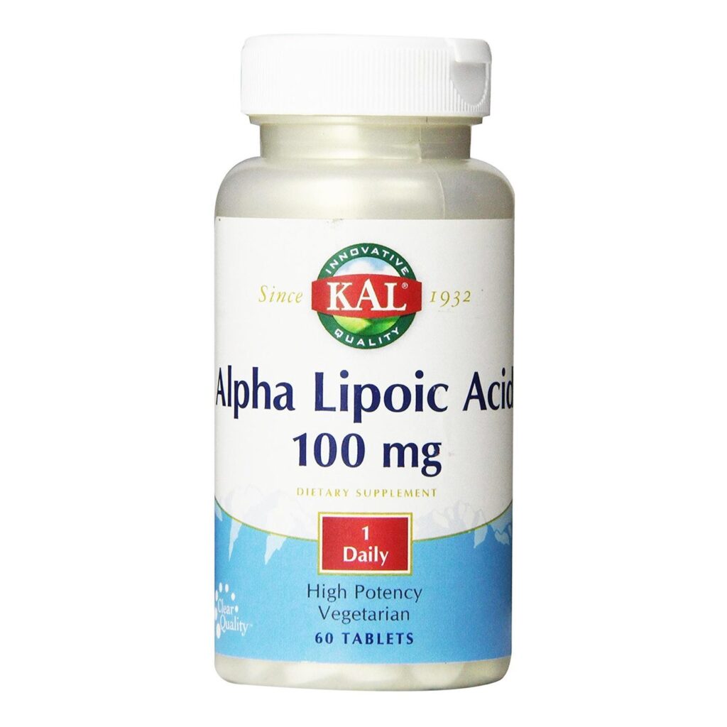 Kal Ácido Alfa-Lipóico 100mg 60 Tabletes - Antioxidante Poderoso para Sua Saúde