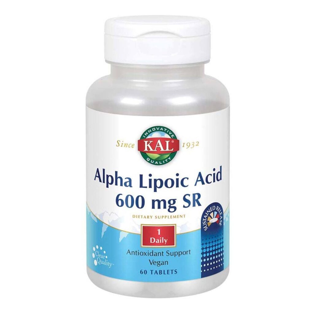 Kal Ácido Alfa-Lipóico 600mg SR 60 Tabletes - Antioxidante Poderoso