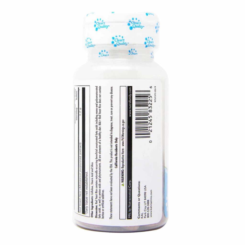 Kal Arroz Vermelho Fermentado 30 Tabletes - Saúde do Coração no Brasil - Imagem 3