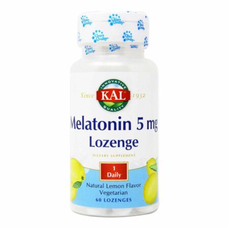 Kal Melatonina 5 mg Limão - 60 Pastilhas