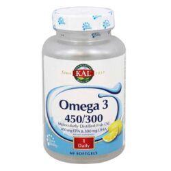 Kal Omega 3 Limão 450/300 mg 60 Cápsulas: Saúde e Bem-Estar Diário