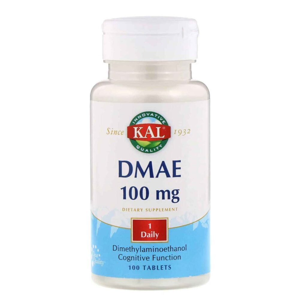 Kal DMAE 100 mg - 100 Tabletes para Foco e Clareza Mental