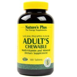 Nature's Plus Multivitamínico Mastigável para Adultos - 180 Comprimidos: Energia e Bem-Estar Diário