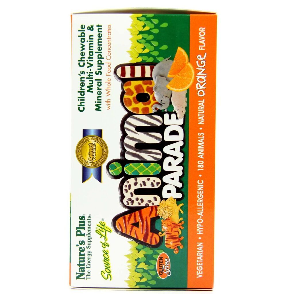 Nature's Plus Animal Parade® Multivitamínico Infantil 180 Comprimidos Mastigáveis - Imagem 3