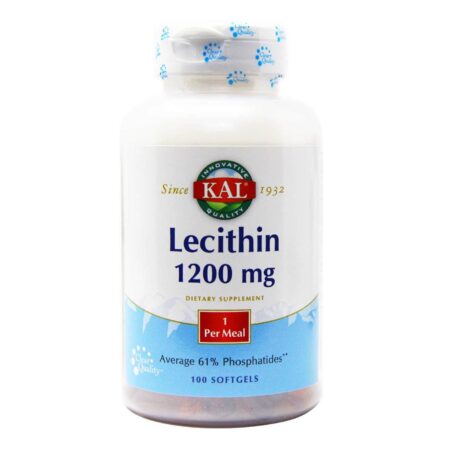 Kal, Lecitina de 1200 mg -100 Cápsulas