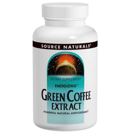 Source Naturals, Extrato de Café Verde Energizante - 60 Tabletes