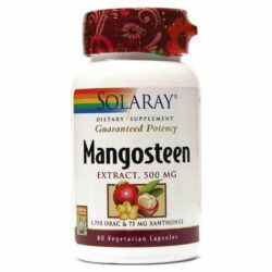 Solaray Extrato de Mangostão 500 mg - 60 Cápsulas Vegetarianas: Potência Natural para Seu Bem-Estar