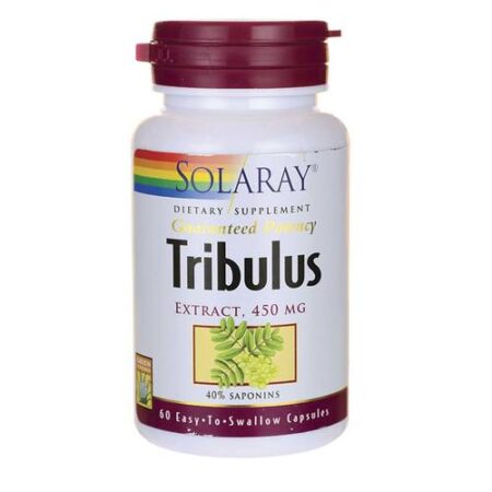 Solaray, Extrato de Tribulus 450 mg - 60 Cápsulas