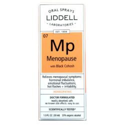 Liddell Homeopathic Menopausa Fórmula 1 oz (29.57 ml) - Alívio Natural para Sintomas da Menopausa