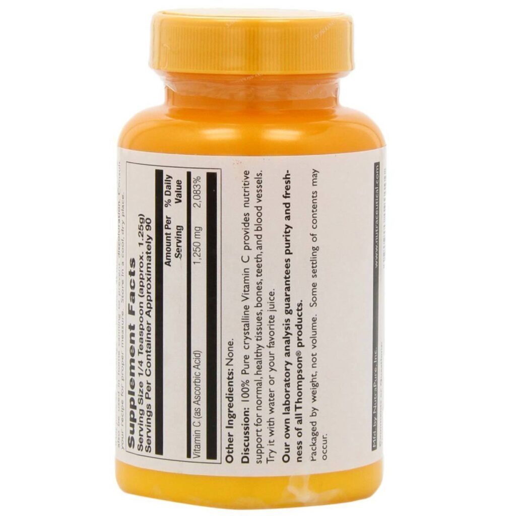 Thompson Vitamina C 4 oz (113g) - Potencialize sua Imunidade no Brasil - Imagem 3