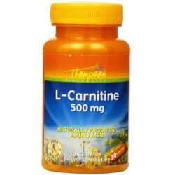 Thompson L-Carnitina 500 mg 30 Cápsulas: Energia e Bem-Estar para o Seu Dia a Dia
