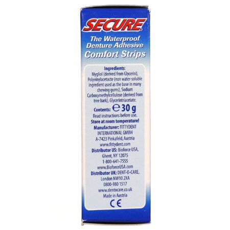 Secure® - Adesivos de dentadura a prova de água - 15 unidades (Tiras) - Image 2