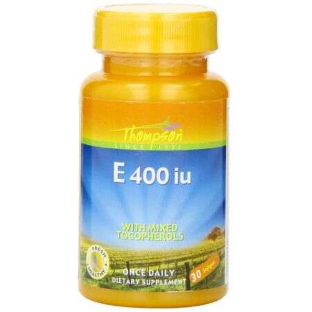 Thompson, E 400 UI (Vitamina E) - 30 Cápsulas