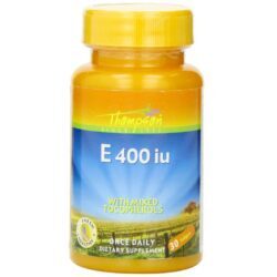 Vitamina E Thompson 400 UI - 30 Cápsulas: Antioxidante Essencial para Sua Saúde
