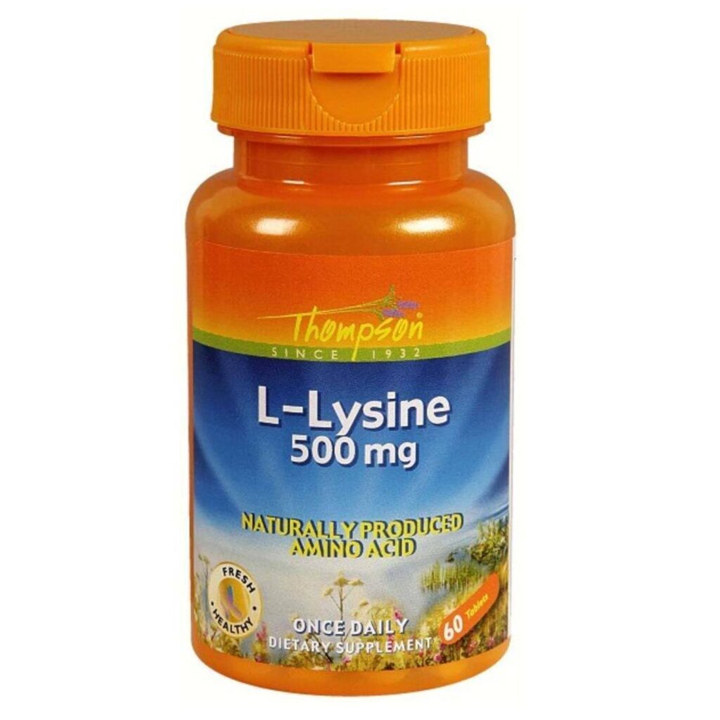 L-Lisina 500mg 60 Tabletes Thompson: Saúde e Bem-Estar no Brasil