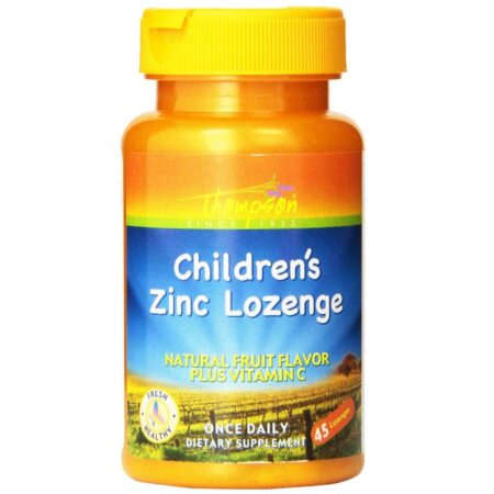 Thompson, Zinco Infantil 5 mg, Frutas - 45 Pastilhas