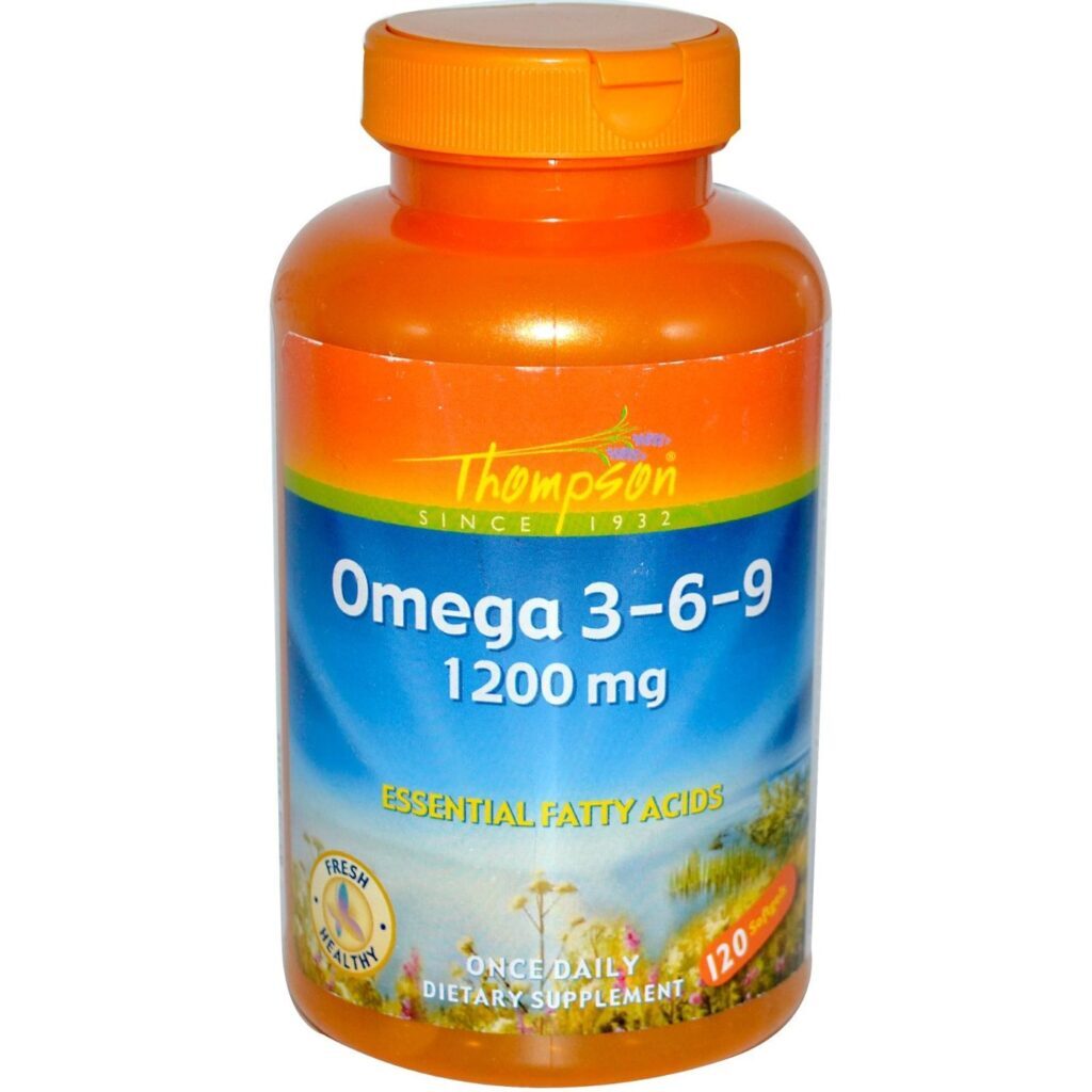 Thompson Ômega 3-6-9 1200 mg - 120 Cápsulas: Saúde e Bem-Estar Essenciais