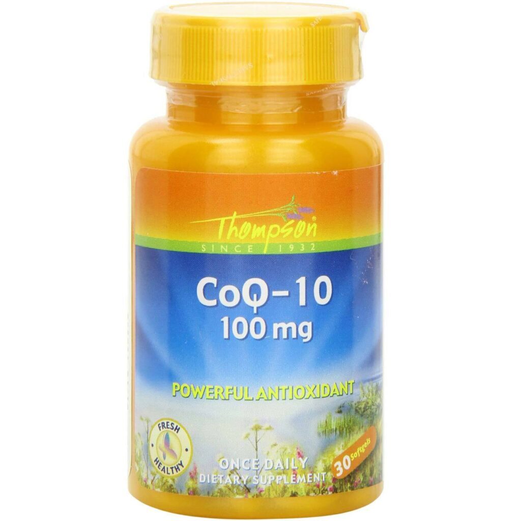 Thompson CoQ10 100 mg - Suplemento para Energia e Saúde Cardíaca - 30 Cápsulas