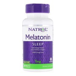 Natrol Melatonina 1 mg 180 Tabletes: Sono Reparador e Bem-Estar