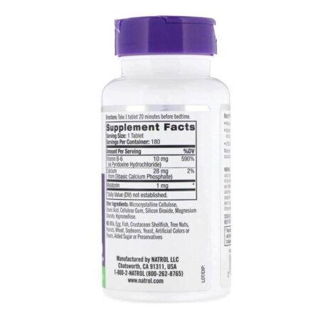 Natrol Melatonina 1 mg 180 Tabletes: Sono Reparador e Bem-Estar - Imagem 2