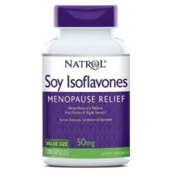 Natrol Isoflavonas de Soja para Mulheres - 120 Cápsulas: Equilíbrio e Bem-Estar Hormonal