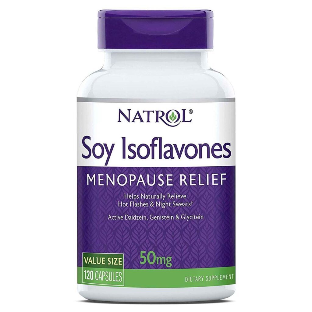 Natrol Isoflavonas de Soja para Mulheres - 120 Cápsulas: Equilíbrio e Bem-Estar Hormonal