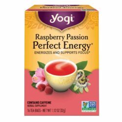 Yogi Tea Chá Energia Perfeita Framboesa Paixão Orgânico - 16 Saquinhos