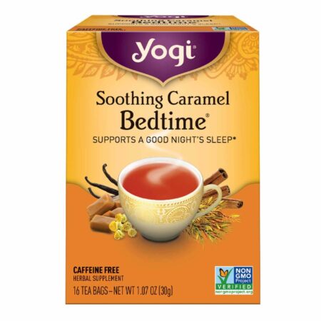 Yogi Tea Organic, Chá Calmante para Dormir - Caramelo - 16 Sacos