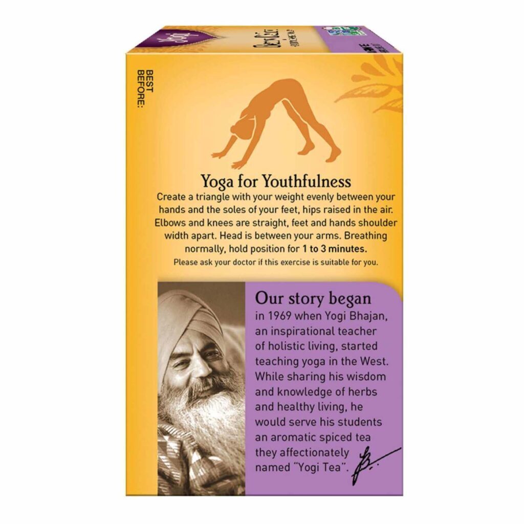 Yogi Tea Chá Orgânico Frutas Vermelhas Detoxtificante - 16 Saquinhos - Imagem 3