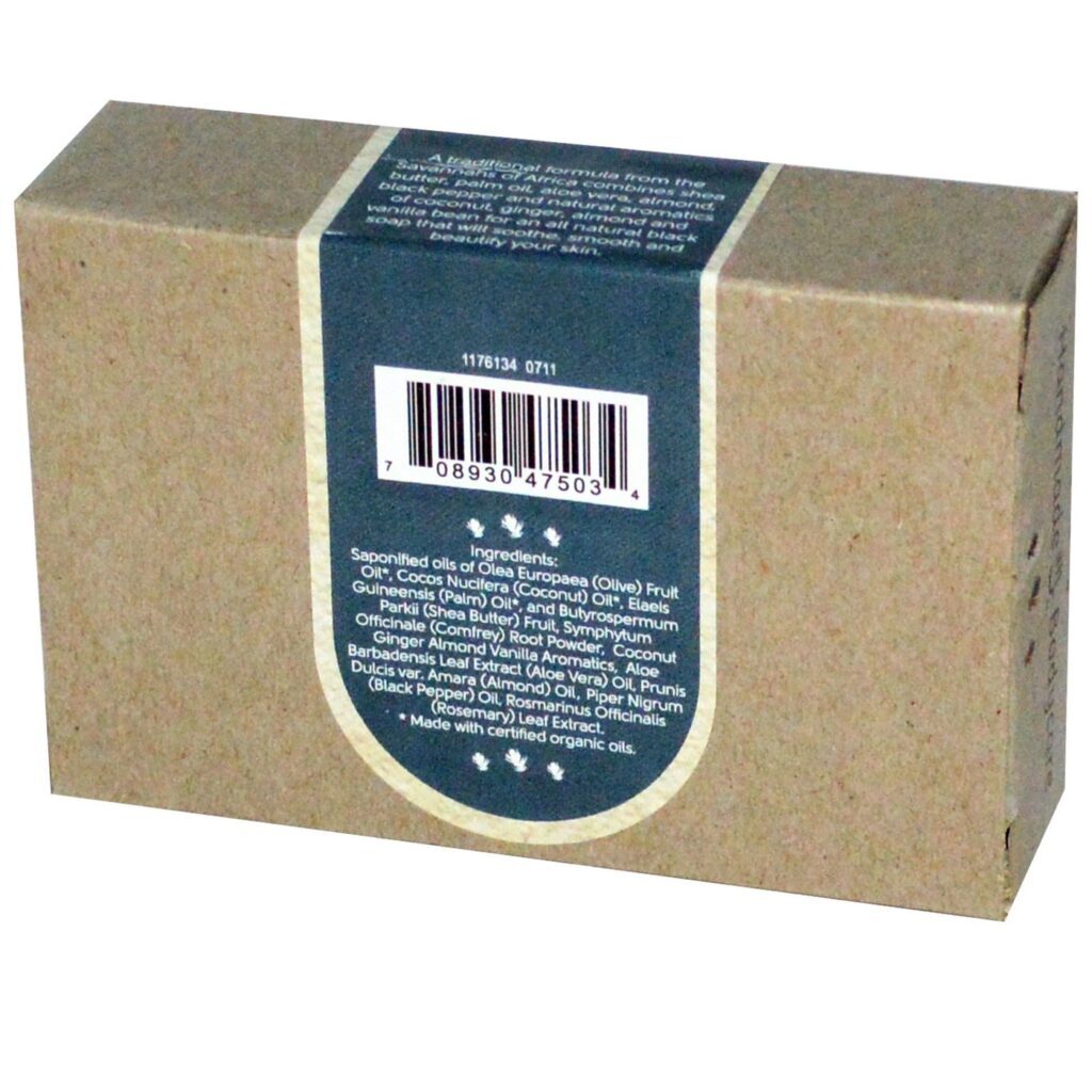 Sunfeather Sabão Preto Africano Puro - 121g (4,3 oz) | Higiene e Bem-Estar Natural - Imagem 2