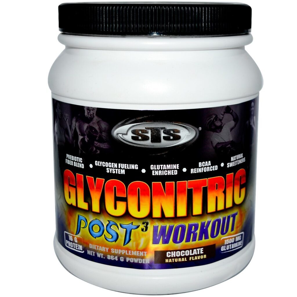 Supplement Training Systems GlycoNitric Pós-Treino Chocolate 865g: Energia e Recuperação Muscular Intensas