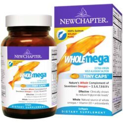 New Chapter Wholemega Cápsulas Minúsculas 90 Cápsulas - Ômega 3 Essencial