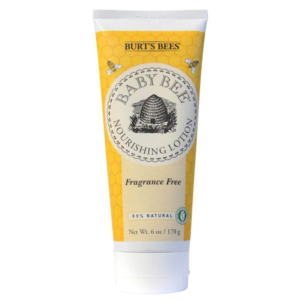 Burt's Bees Loção Nutritiva para Bebê Sem Fragrância 170g - Hidratação Pura para Pele Sensível