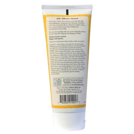 Burt's Bees Abelha do bebê Nutritivo Loção Fragrance Livre 6 oz - Image 2