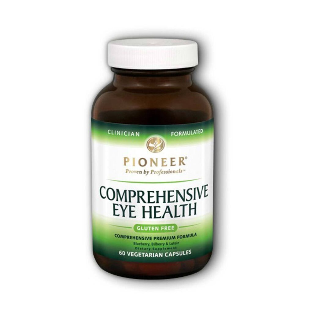 Pioneer Abrangentes Saúde Ocular 60 Cápsulas Vegetarianas - Visão Clara e Protegida