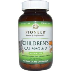 Pioneer Infantil Cal Mag e D Chocolate 120 Mastigáveis - Ossos Fortes e Saudáveis