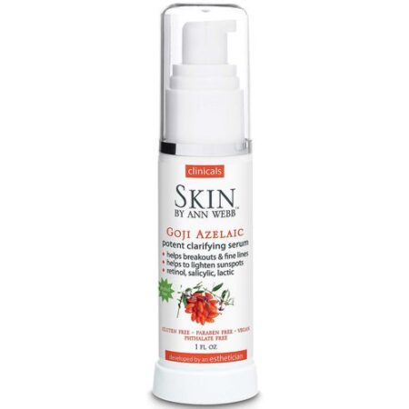 Skin by Ann Webb Goji azeláico Potent Clarifying Serum Natural 4 oz