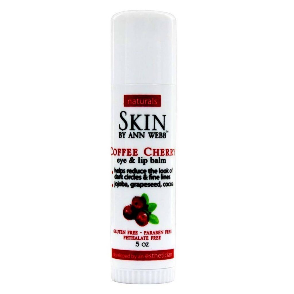Skin by Ann Webb Bálsamo Para Olhos e Lábios Café e Cereja 14g - Nutrição Profunda