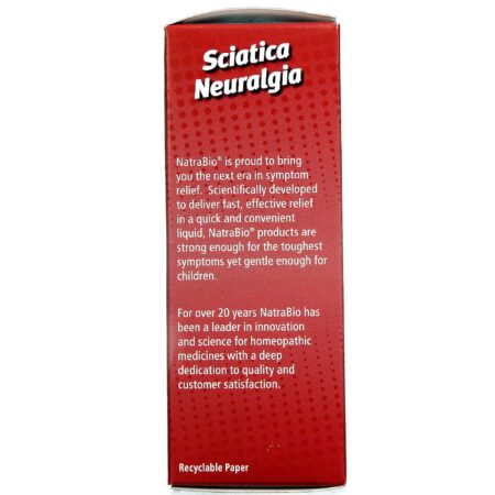 Natra-Bio, Ciática Neualgia - Sem Sabor - 1 fl oz (30mL) - Image 3