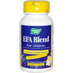 Nature's Way EFA Mistura para Crianças - 120 Cápsulas para Saúde Infantil