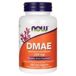 Now Foods DMAE 250 mg - 100 V-Cápsulas: Potencializa Foco e Bem-Estar Cognitivo