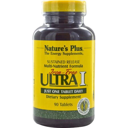 Nature's Plus, Ultra I® - Liberação Prolongada e livre de Ferro - 90 Comprimidos