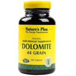 Nature's Plus Dolomita 44 Grãos - 300 Tabletes: Suplemento Mineral Essencial para o Bem-Estar