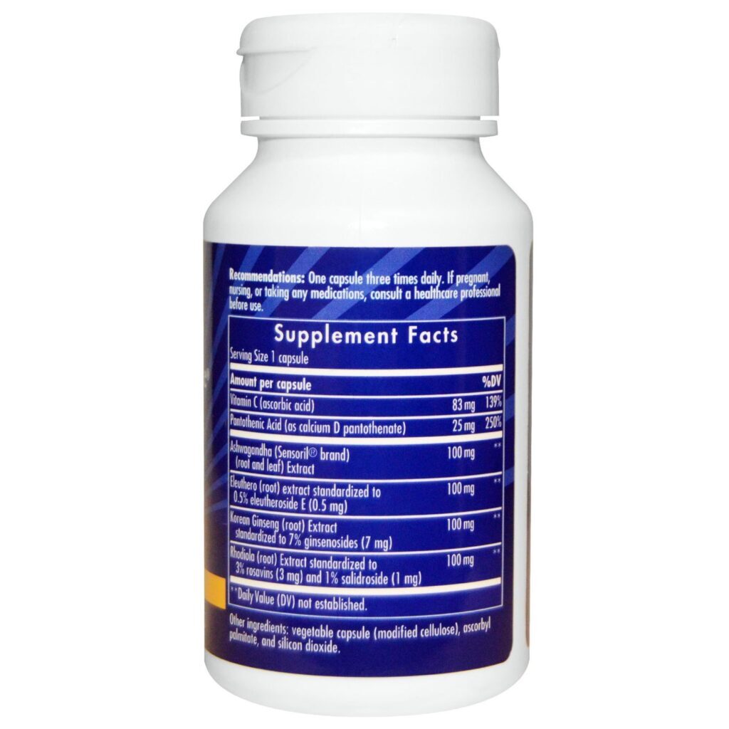 Enzymatic Therapy Ervaal ADRENergize 60 UltraCápsulas: Energia e Foco Natural - Imagem 2